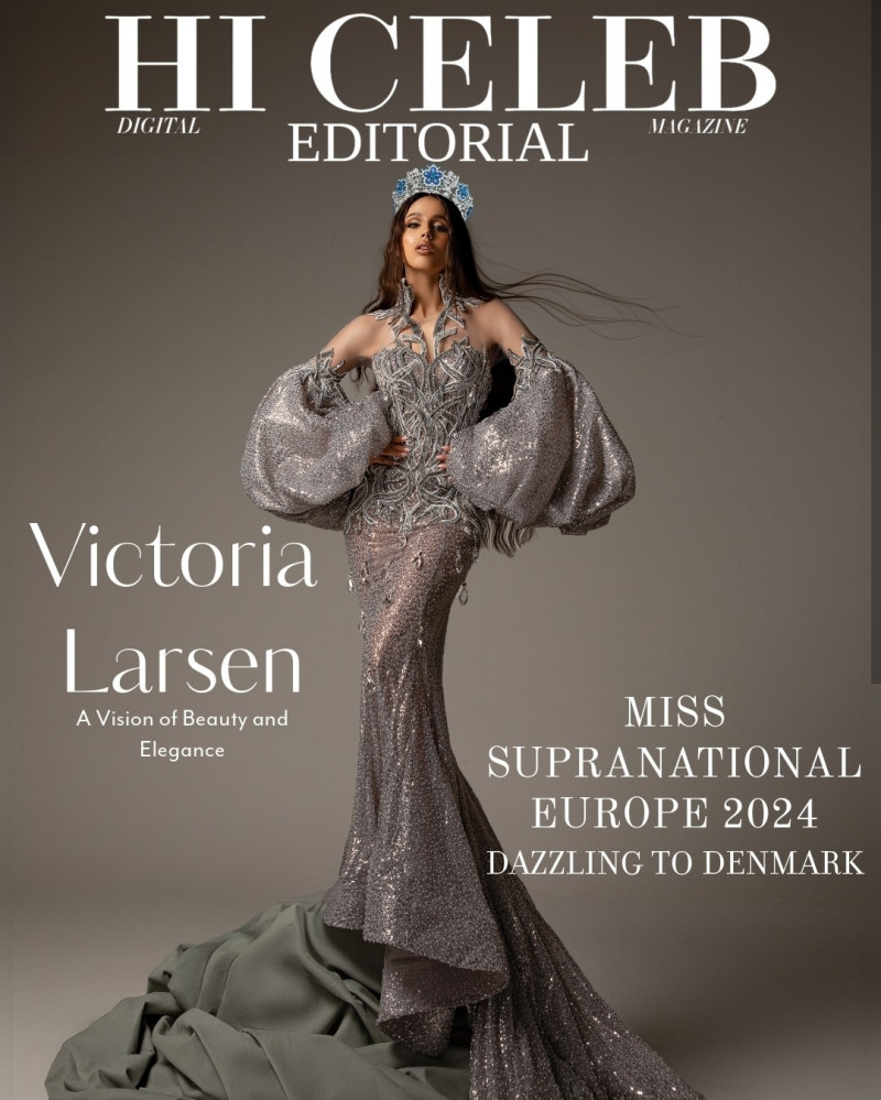 Victoria Larsen featured on the Hi Celeb Magazine cover from September 2024