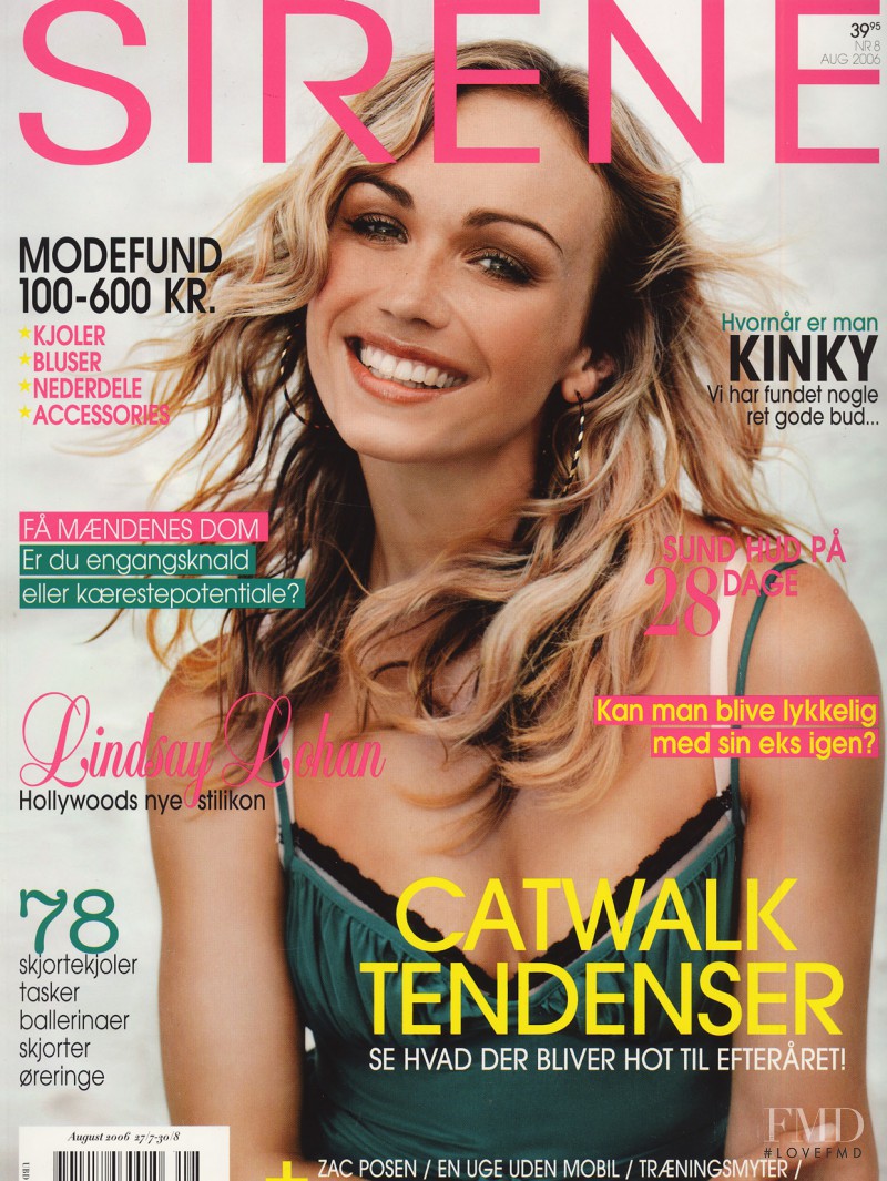 Pernille Andersen featured on the Sirene cover from August 2006