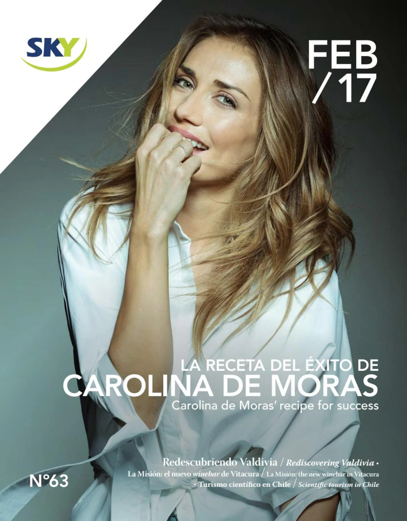 Carolina de Moras featured on the SKY cover from February 2017