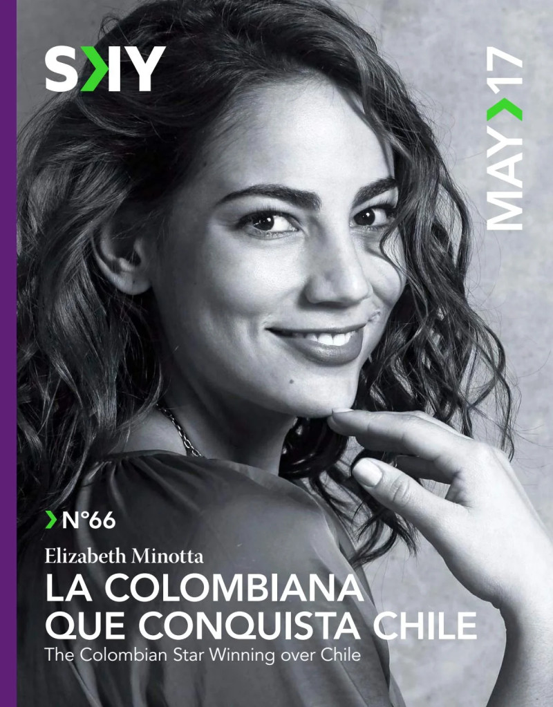 Elizabeth Minotta featured on the SKY cover from May 2017