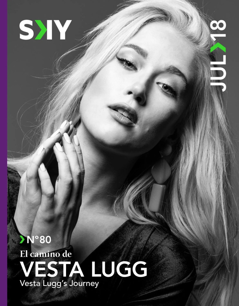 Vesta Lugg featured on the SKY cover from July 2018