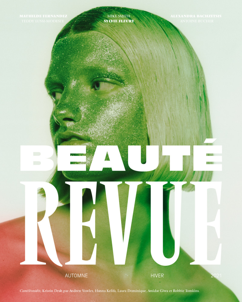 Kristin Soley Drab featured on the Beauté Revue cover from September 2021