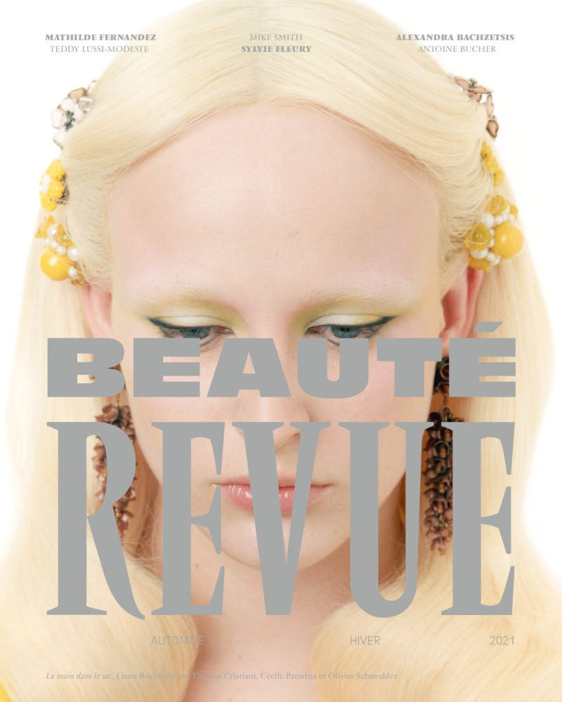 Laura Buchholz featured on the Beauté Revue cover from September 2021