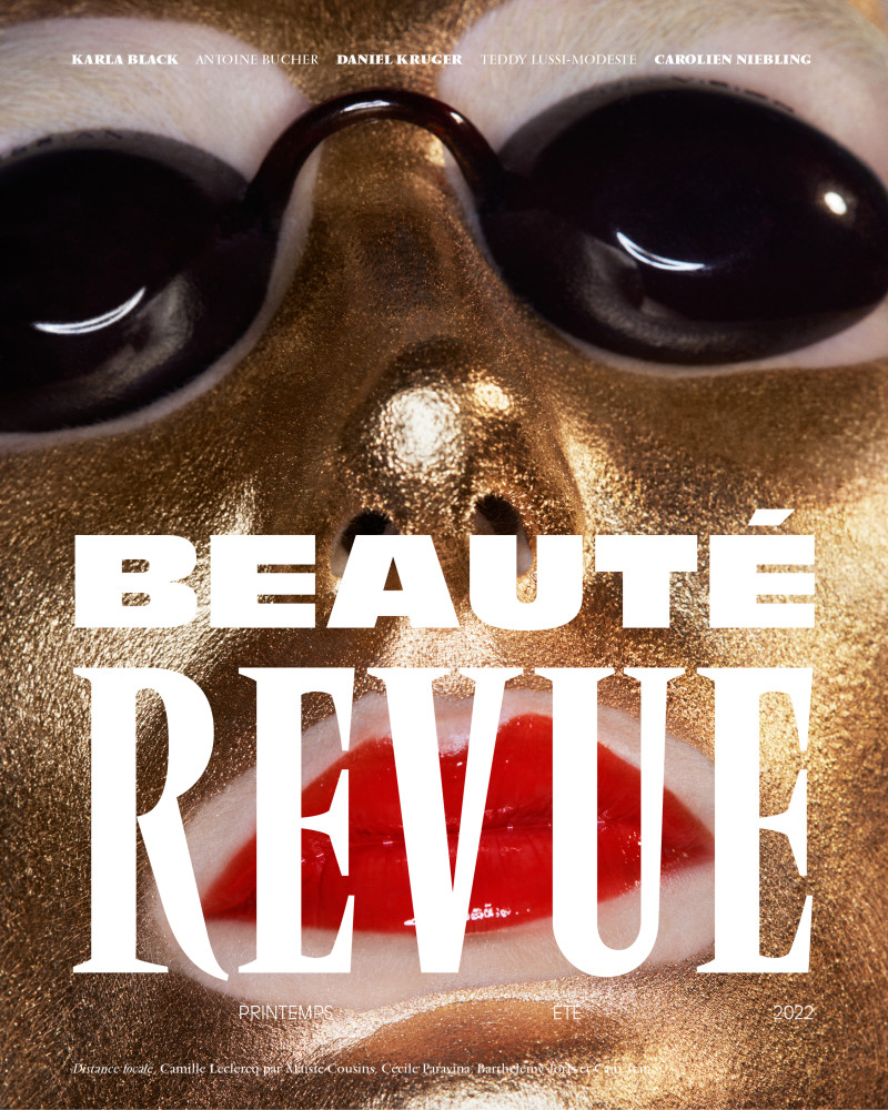 Camille Leclercq featured on the Beauté Revue cover from March 2022