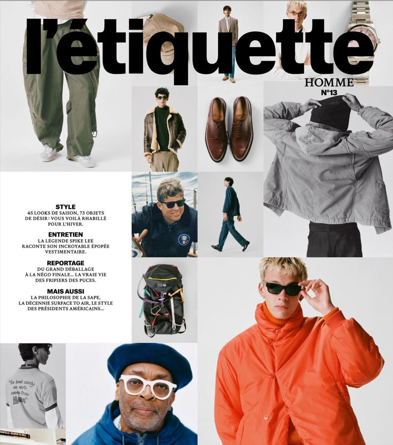 Hugo Evans featured on the l\'étiquette cover from October 2024
