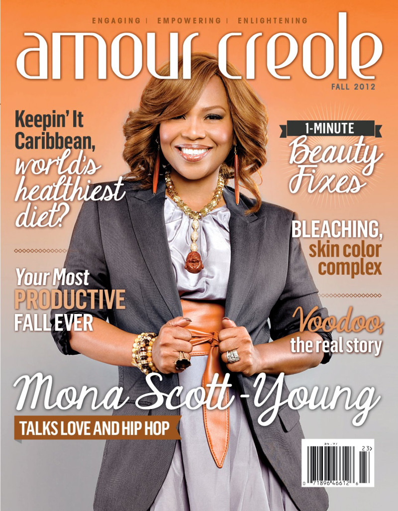 Mona Scott-Young featured on the Amour Creole cover from June 2012