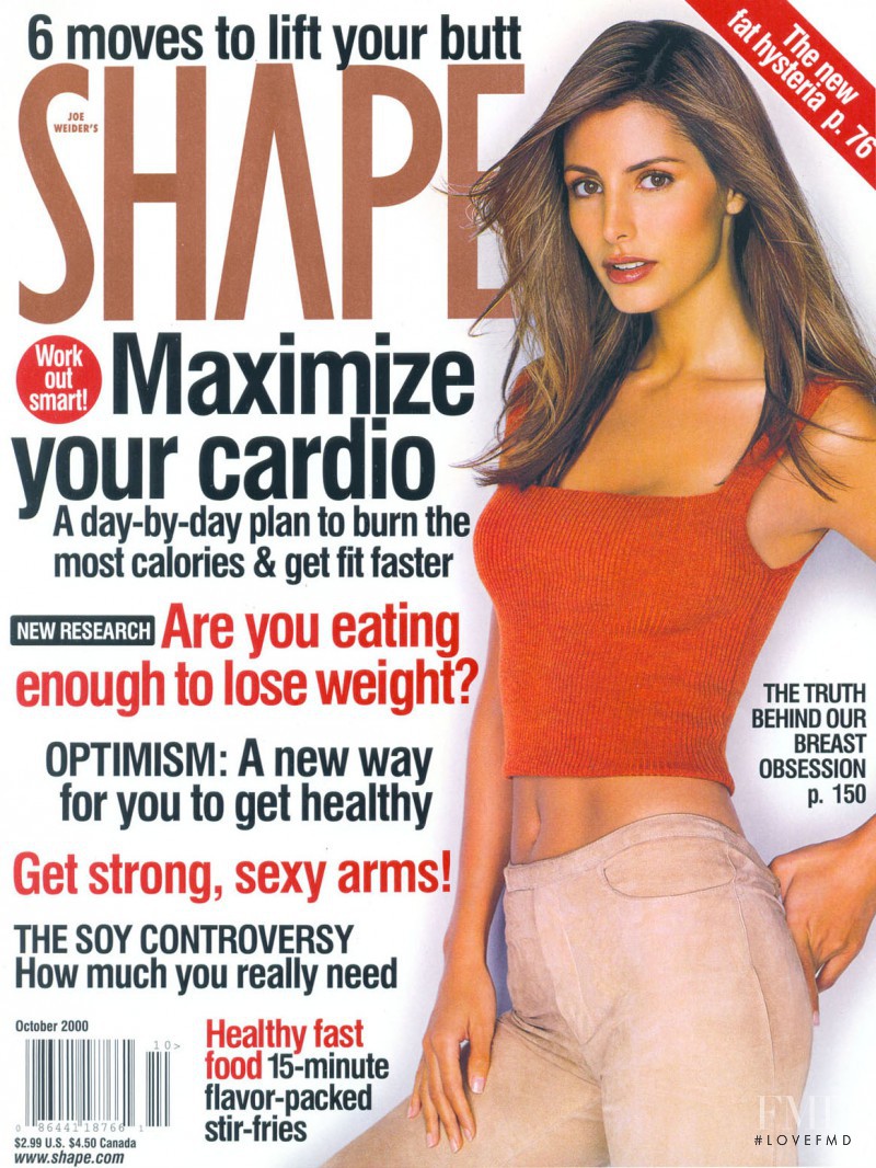 Elsa Benitez featured on the Shape USA cover from October 2000