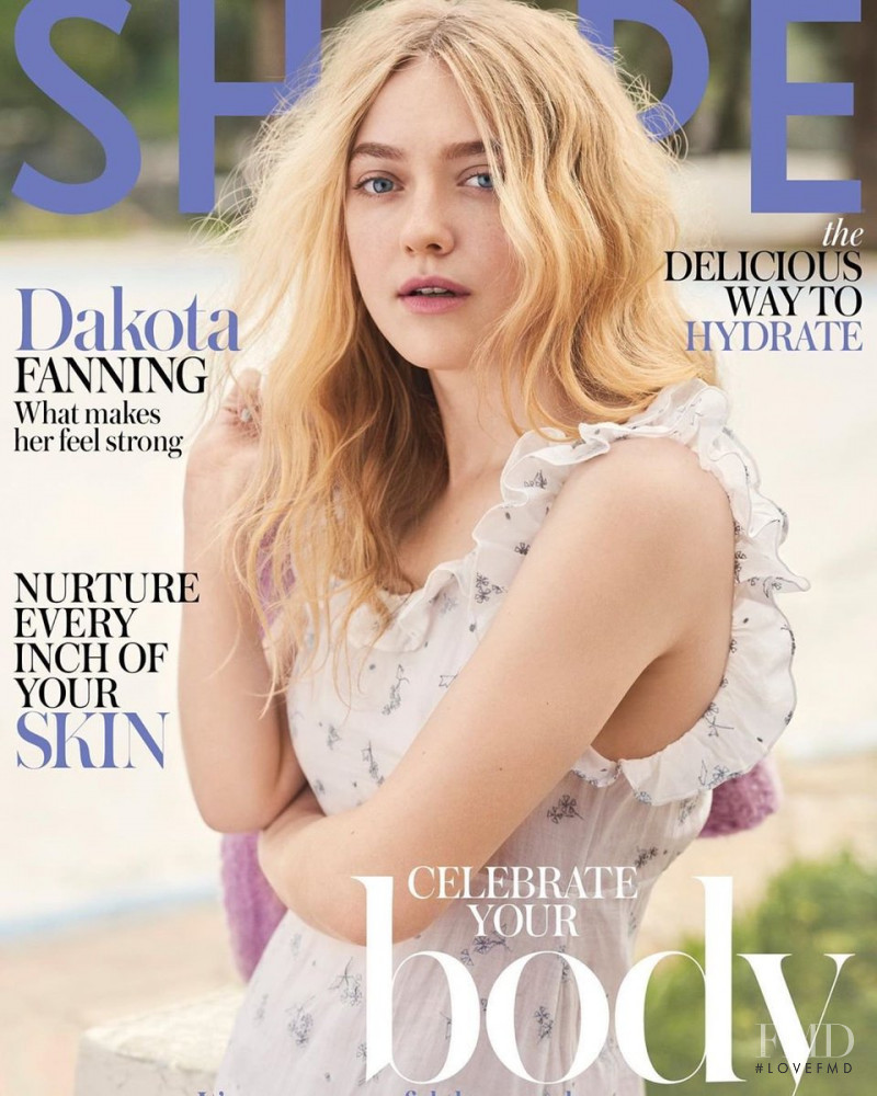 Dakota Fanning featured on the Shape USA cover from July 2019
