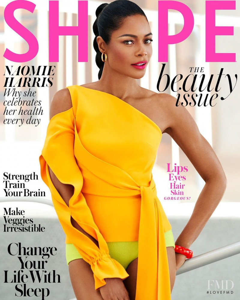 Naomi Harris featured on the Shape USA cover from October 2019