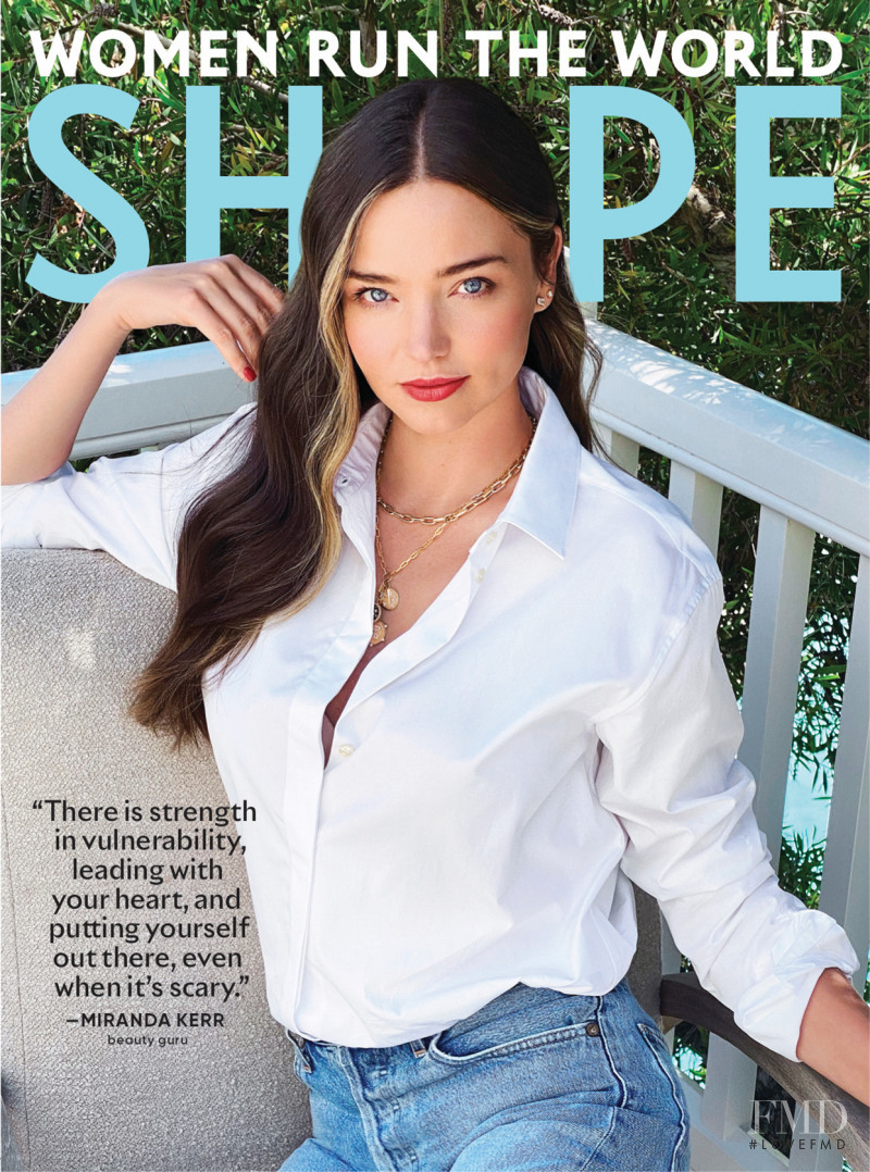Miranda Kerr featured on the Shape USA cover from October 2020
