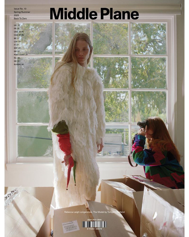 Rebecca Leigh Longendyke featured on the Middle Plane cover from March 2025