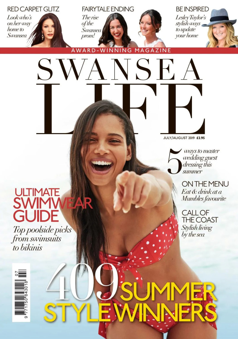  featured on the Swansea Life cover from July 2019