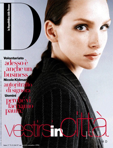 Debbie Deitering featured on the La Repubblica delle Donne cover from August 1996