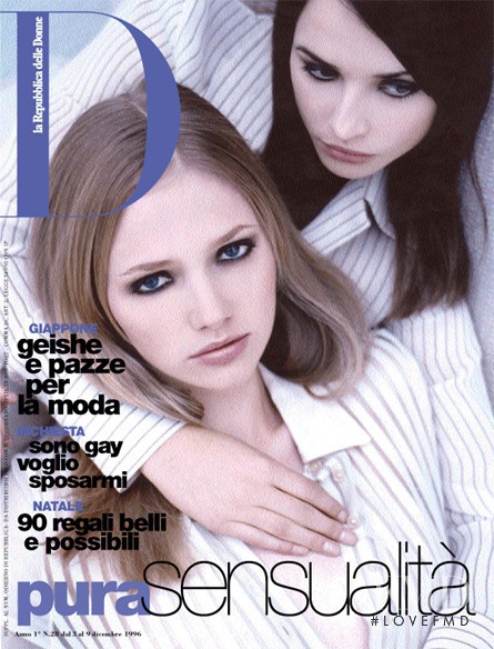 Jan Dunning, Joanne Watkins featured on the La Repubblica delle Donne cover from December 1996