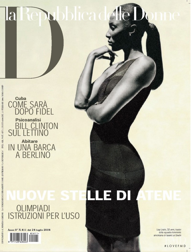  featured on the La Repubblica delle Donne cover from July 2004