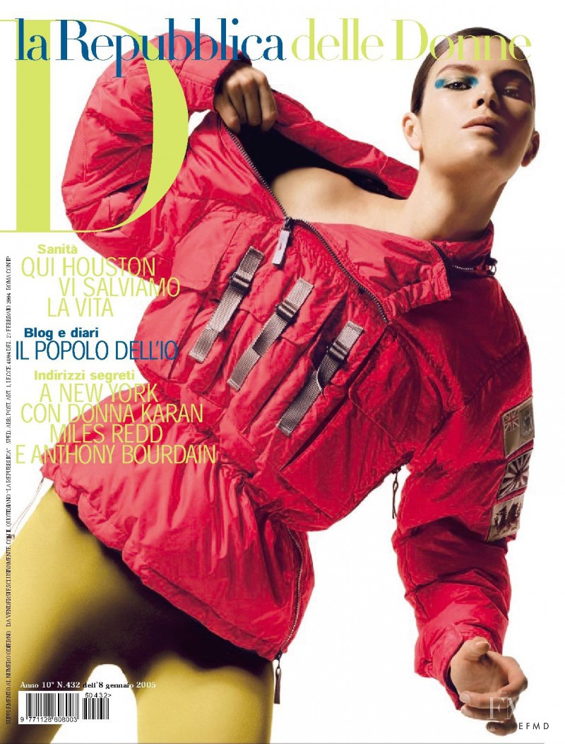  featured on the La Repubblica delle Donne cover from January 2005