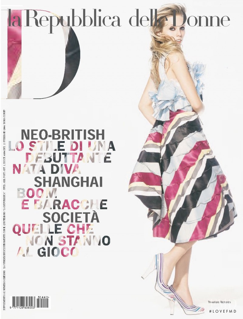  featured on the La Repubblica delle Donne cover from March 2005