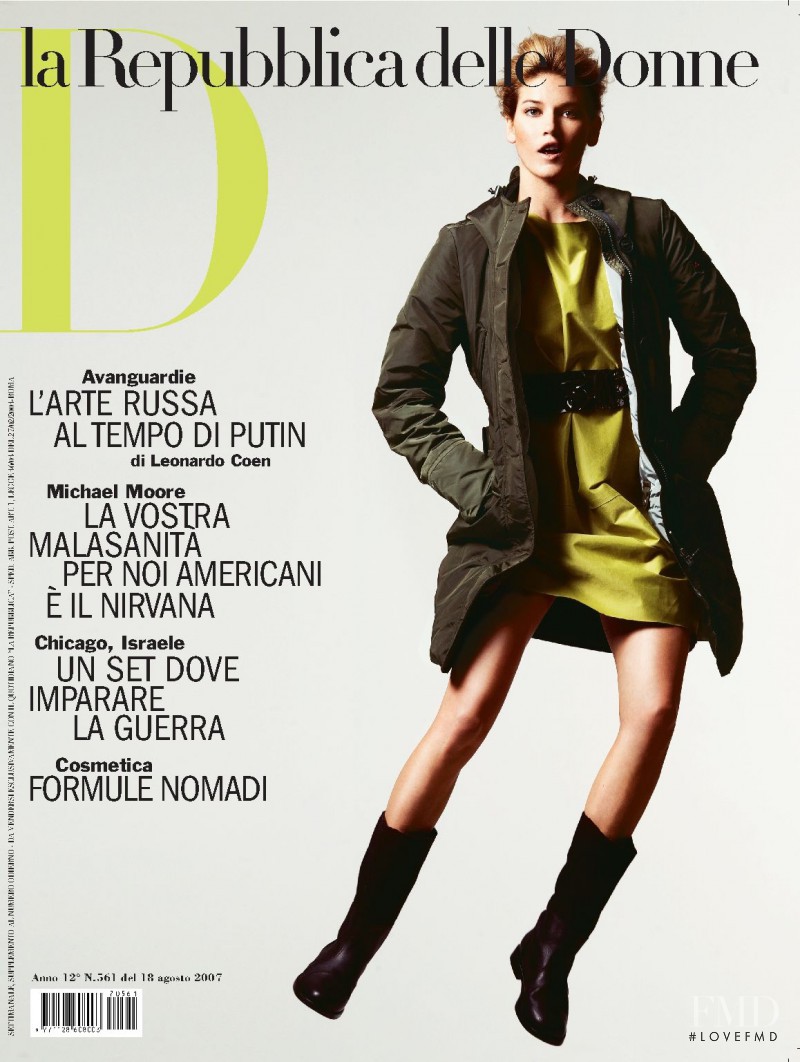  featured on the La Repubblica delle Donne cover from August 2007