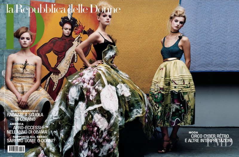  featured on the La Repubblica delle Donne cover from February 2008