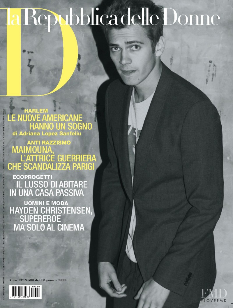  featured on the La Repubblica delle Donne cover from January 2008