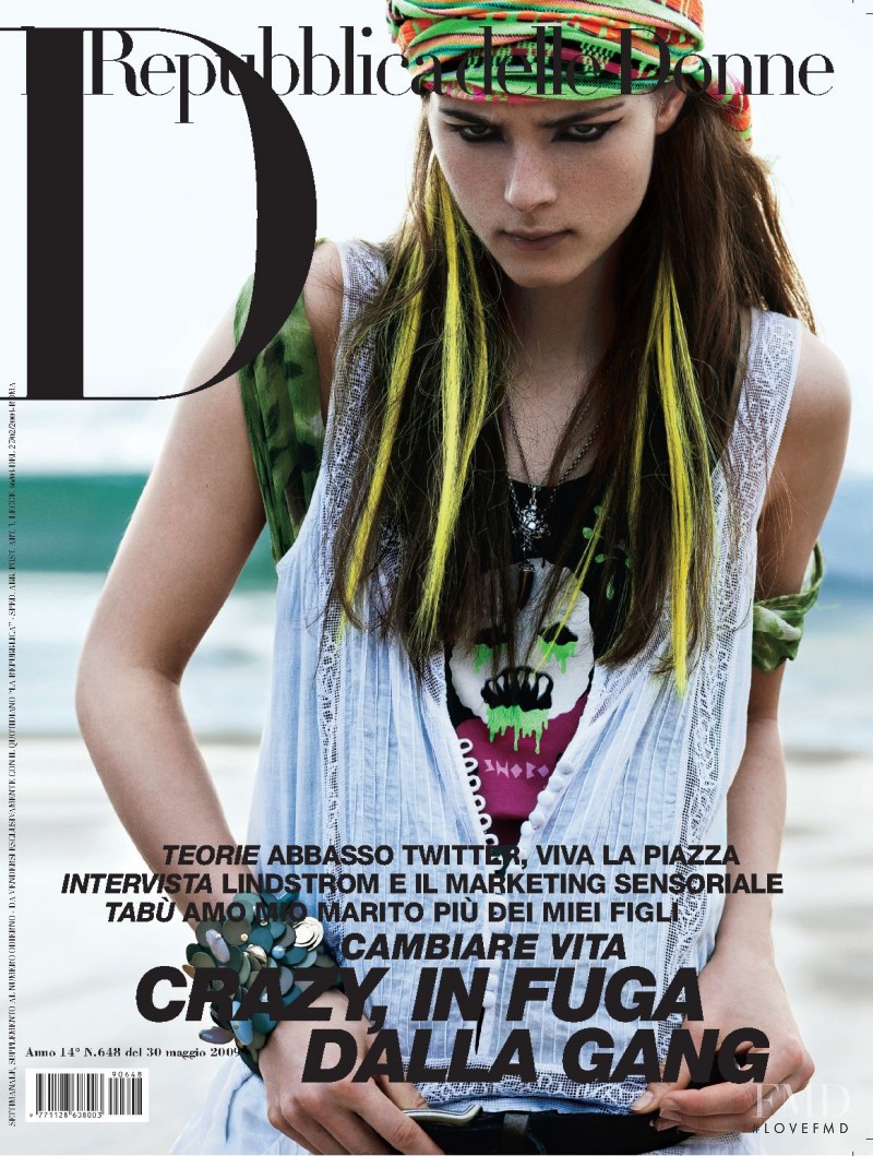 Anna de Rijk featured on the La Repubblica delle Donne cover from May 2009