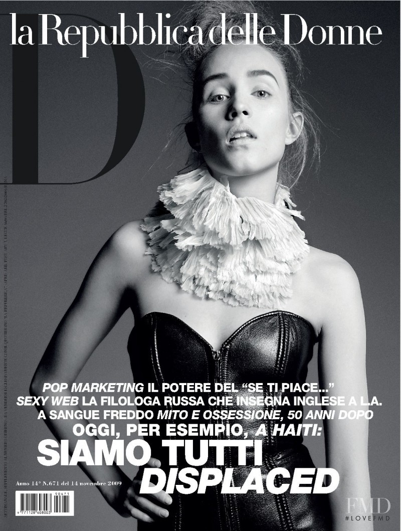  featured on the La Repubblica delle Donne cover from November 2009