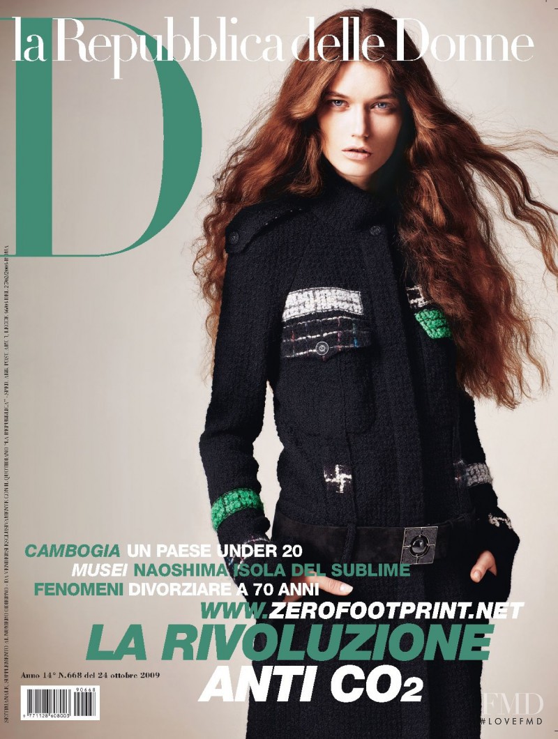  featured on the La Repubblica delle Donne cover from October 2009