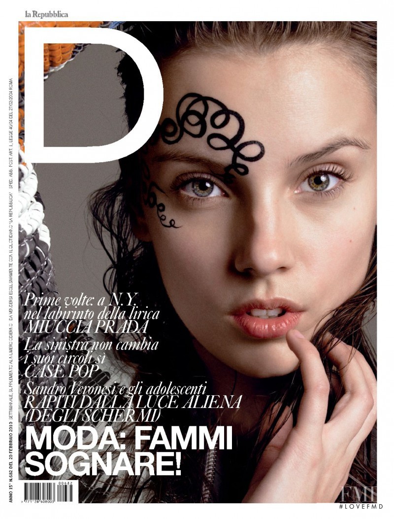  featured on the La Repubblica delle Donne cover from February 2010