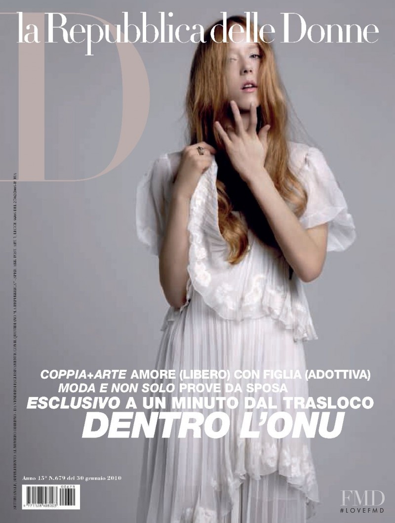  featured on the La Repubblica delle Donne cover from January 2010
