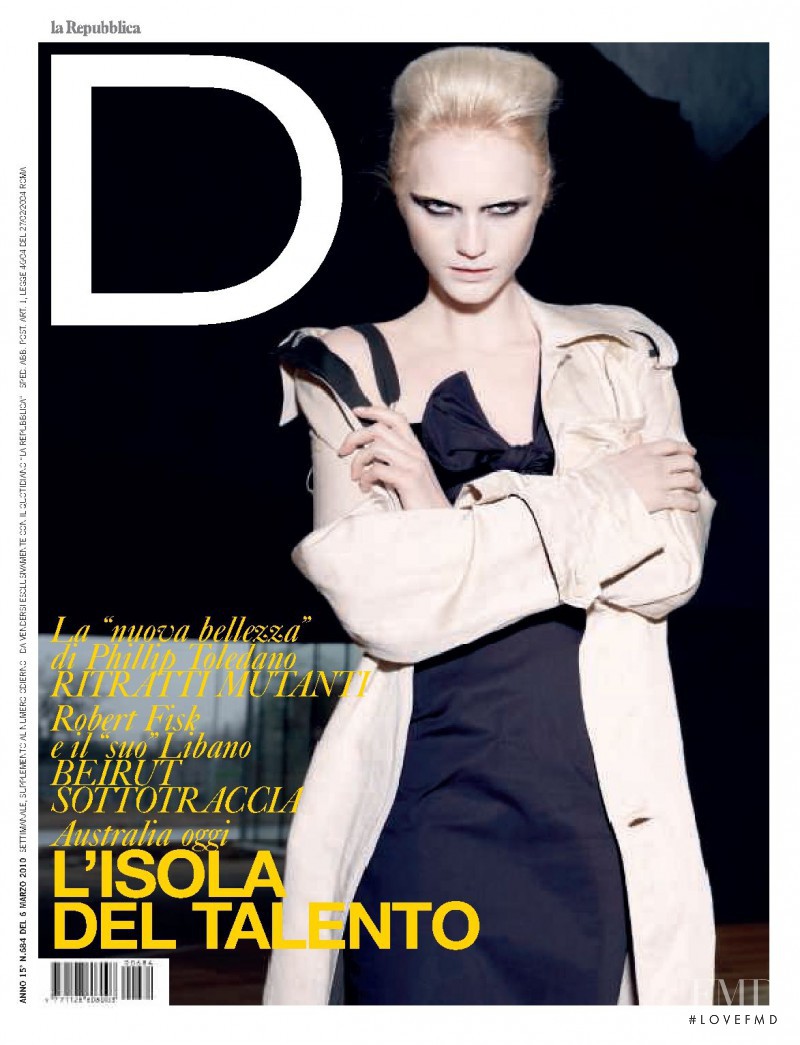  featured on the La Repubblica delle Donne cover from March 2010