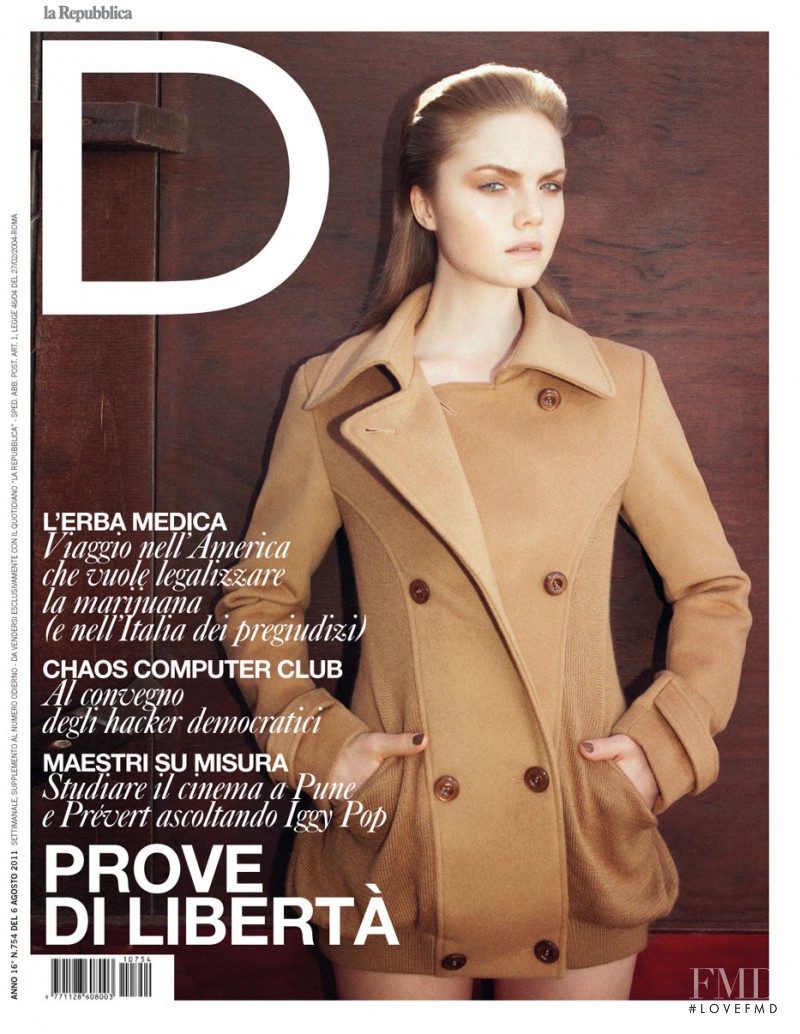 Ida Nielsen featured on the La Repubblica delle Donne cover from August 2011
