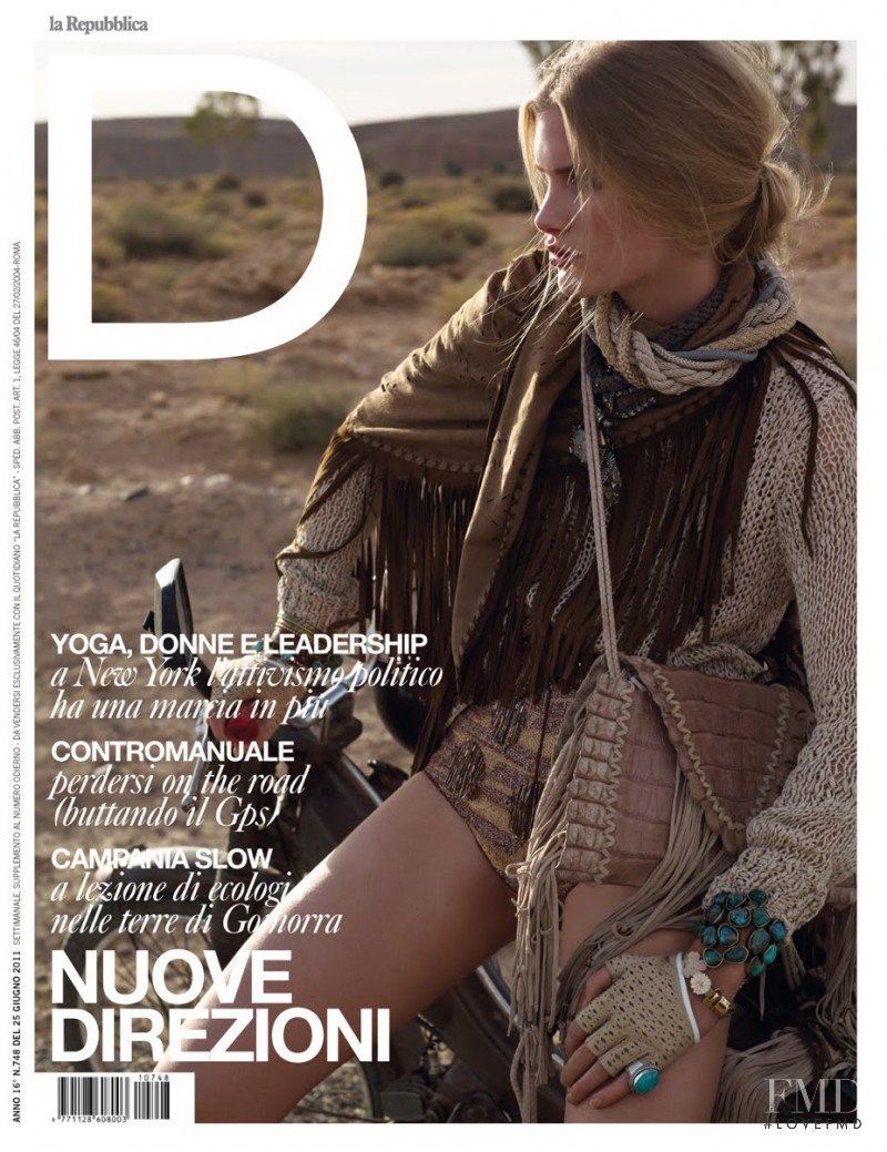 Ilse de Boer featured on the La Repubblica delle Donne cover from June 2011