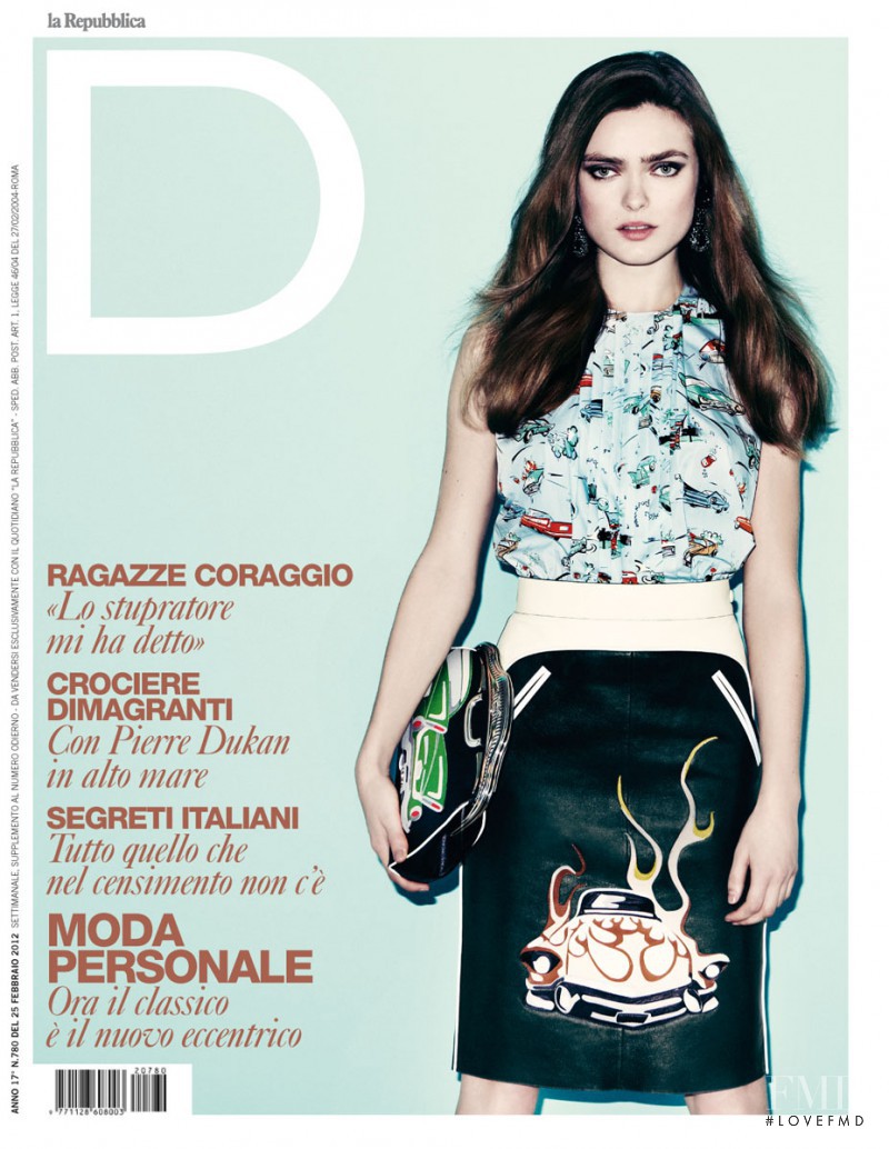 Sophie Vlaming featured on the La Repubblica delle Donne cover from February 2012