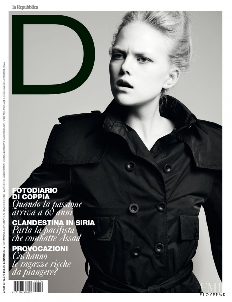 Anne Sophie Monrad featured on the La Repubblica delle Donne cover from January 2012
