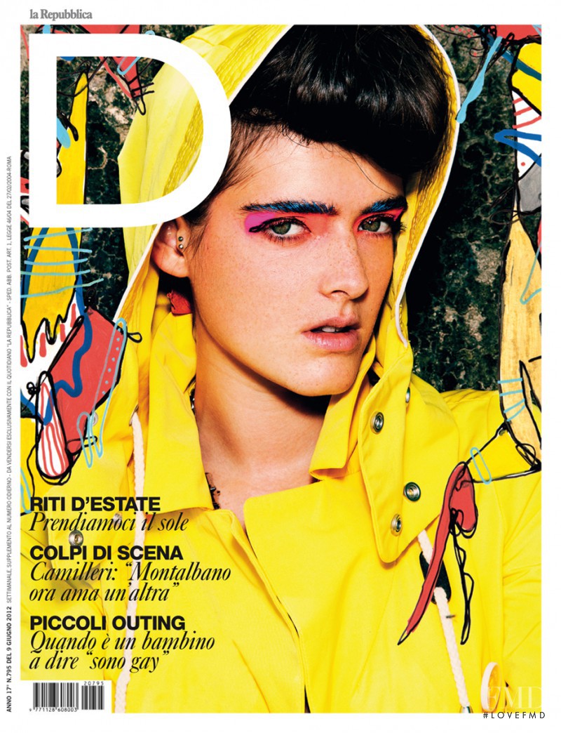 Anouk Hagemeijer featured on the La Repubblica delle Donne cover from June 2012