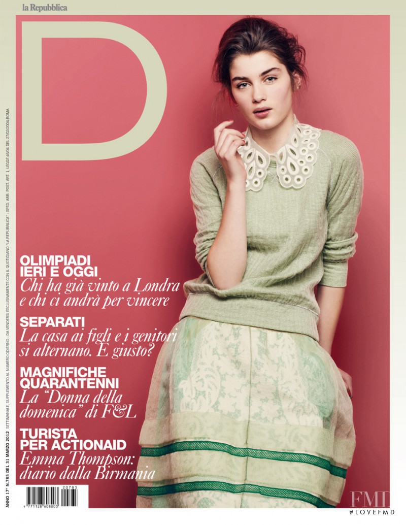 Nancy Williams featured on the La Repubblica delle Donne cover from March 2012