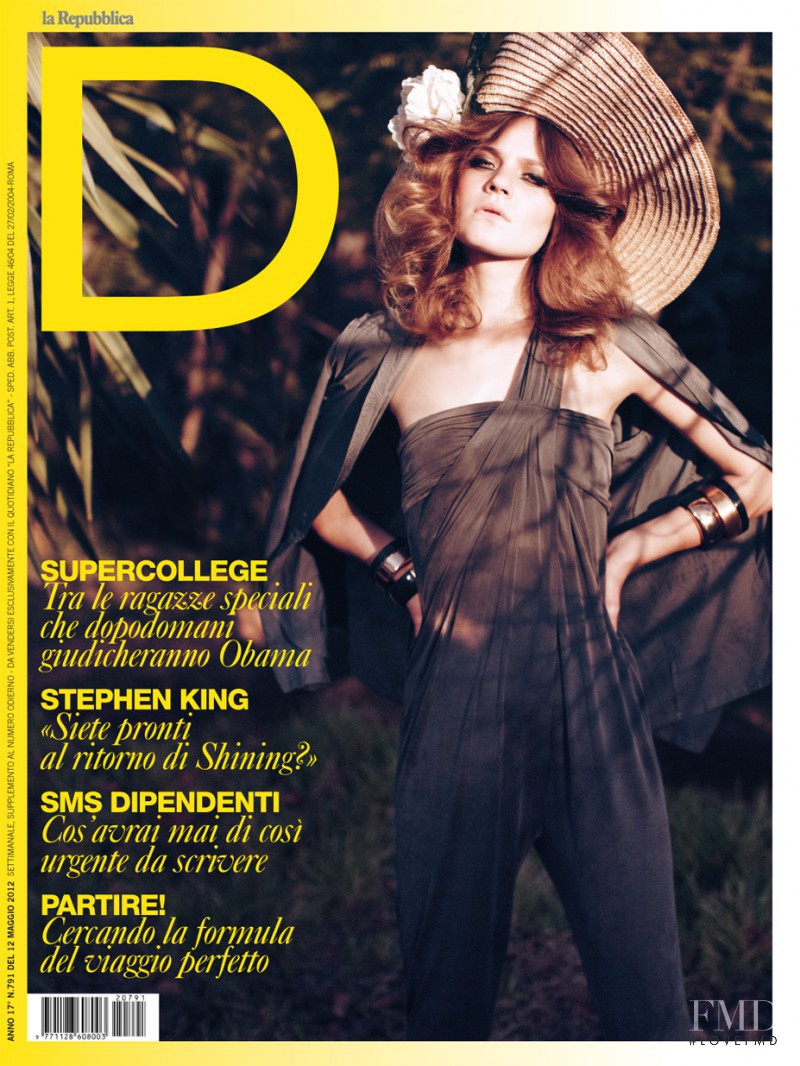 Rijntje van Wijk featured on the La Repubblica delle Donne cover from May 2012