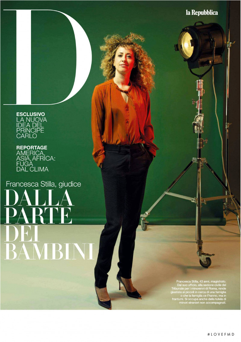  featured on the La Repubblica delle Donne cover from February 2020