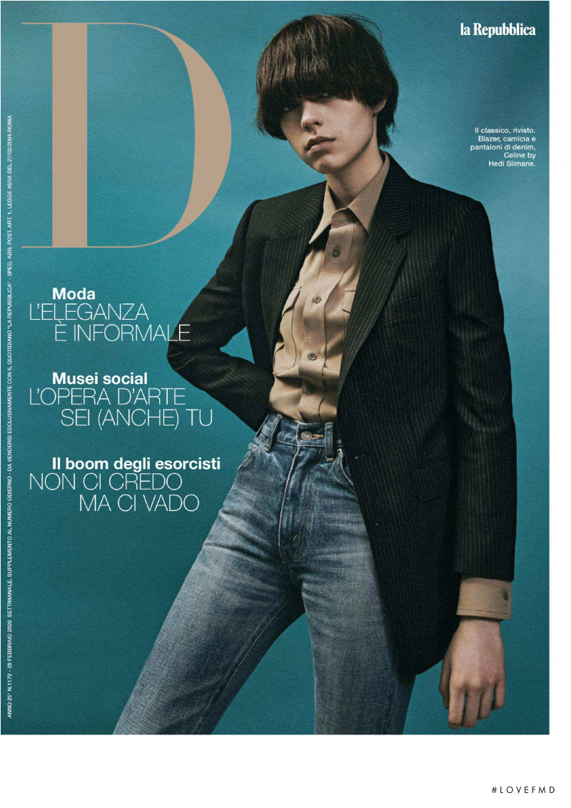 Ninouk Akkerman featured on the La Repubblica delle Donne cover from February 2020