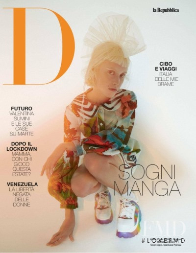  featured on the La Repubblica delle Donne cover from June 2020