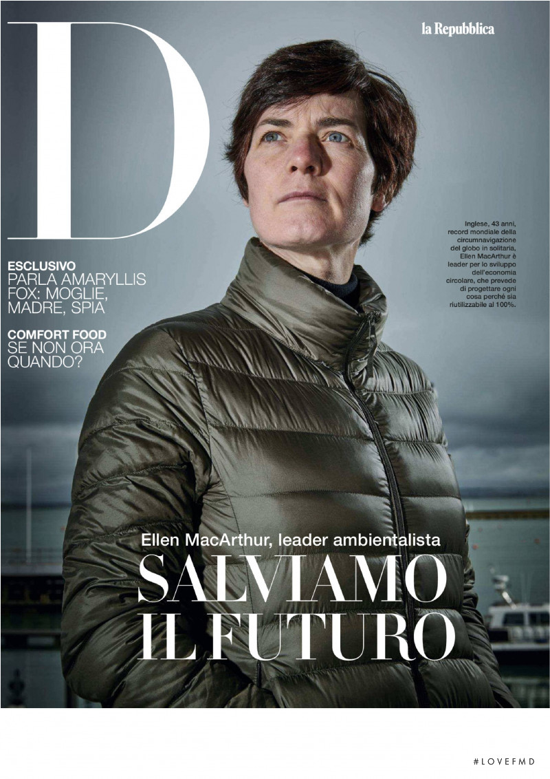  featured on the La Repubblica delle Donne cover from March 2020