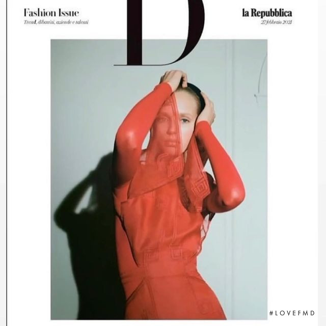 featured on the La Repubblica delle Donne cover from February 2021