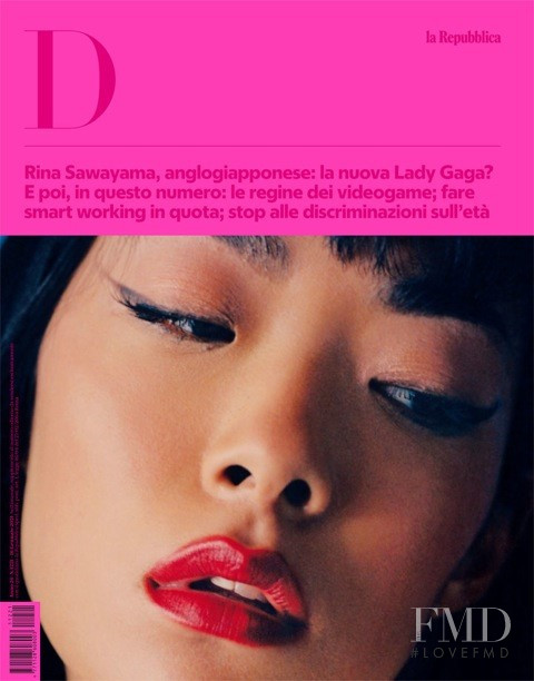  featured on the La Repubblica delle Donne cover from January 2021