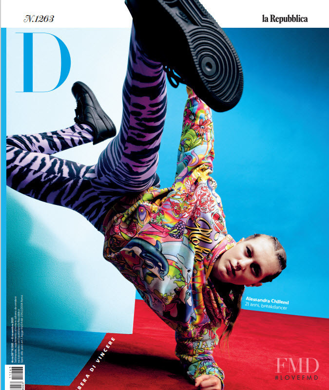  featured on the La Repubblica delle Donne cover from November 2021