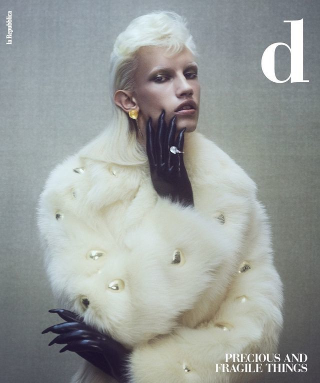 Maty Drazek featured on the La Repubblica delle Donne cover from December 2022