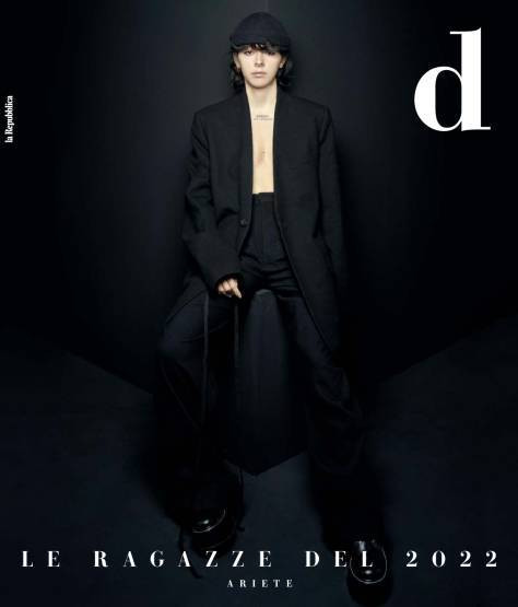  featured on the La Repubblica delle Donne cover from December 2022