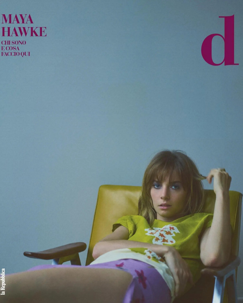 Maya Hawke featured on the La Repubblica delle Donne cover from February 2023