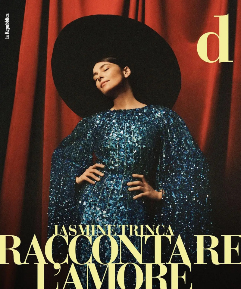 Jasmine Trinca featured on the La Repubblica delle Donne cover from January 2023