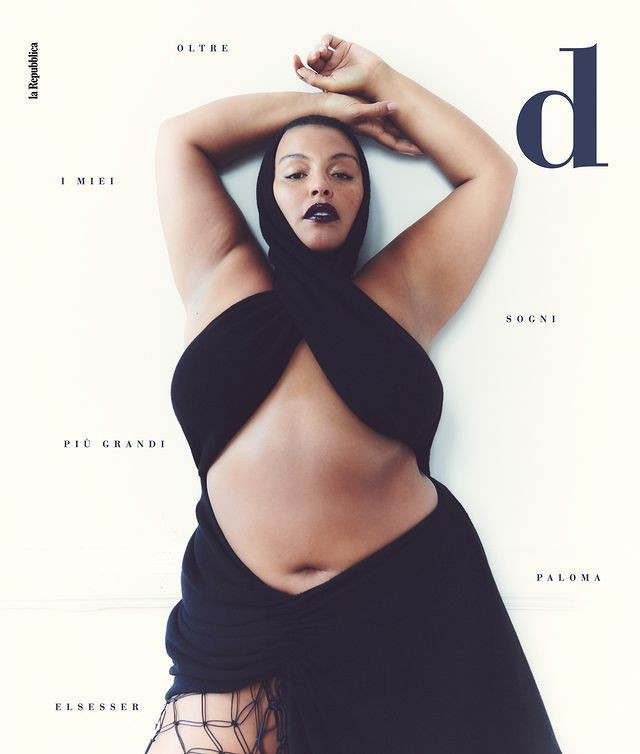 Paloma Elsesser featured on the La Repubblica delle Donne cover from May 2023