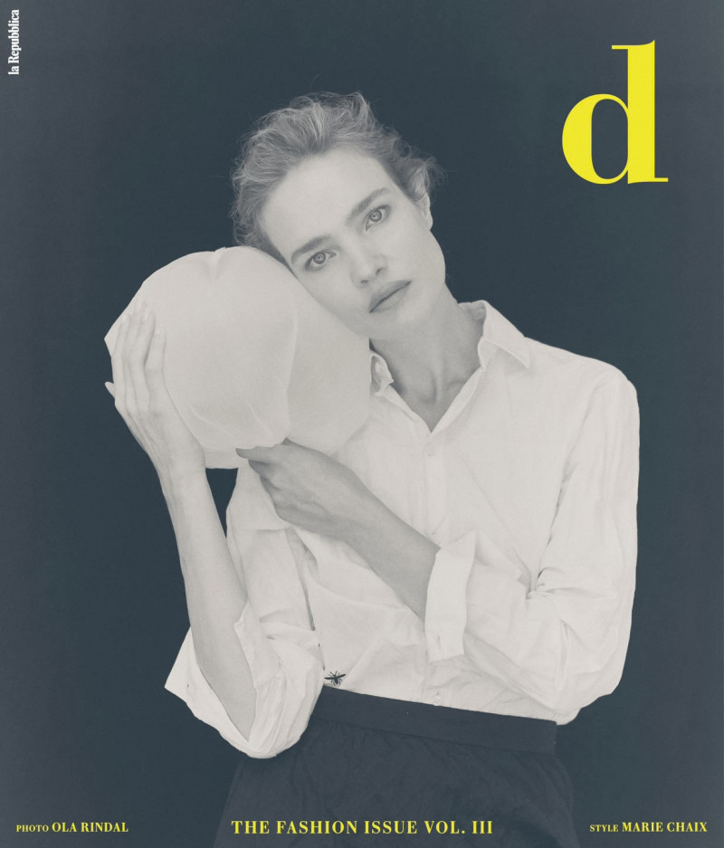 Natalia Vodianova featured on the La Repubblica delle Donne cover from September 2023